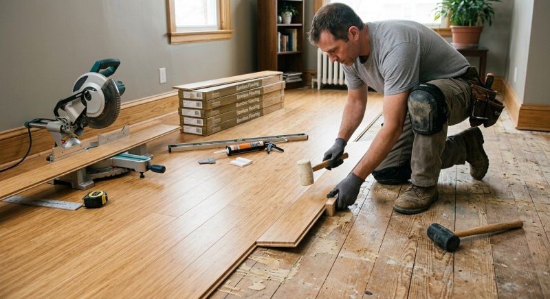 Bamboo Flooring Installation in Salem, NH