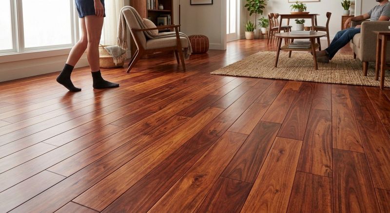 Cherry Floor Installation in Carlisle, MA