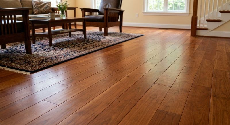 Cherry Floor Installation in North Reading, MA