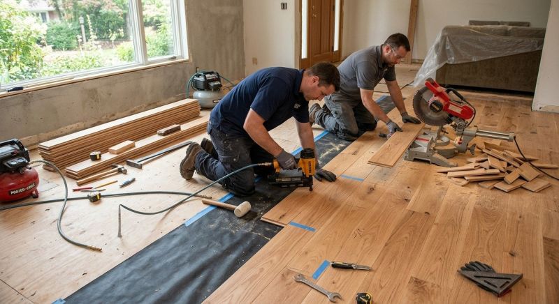 Hardwood Floor Installation in Hooksett, NH
