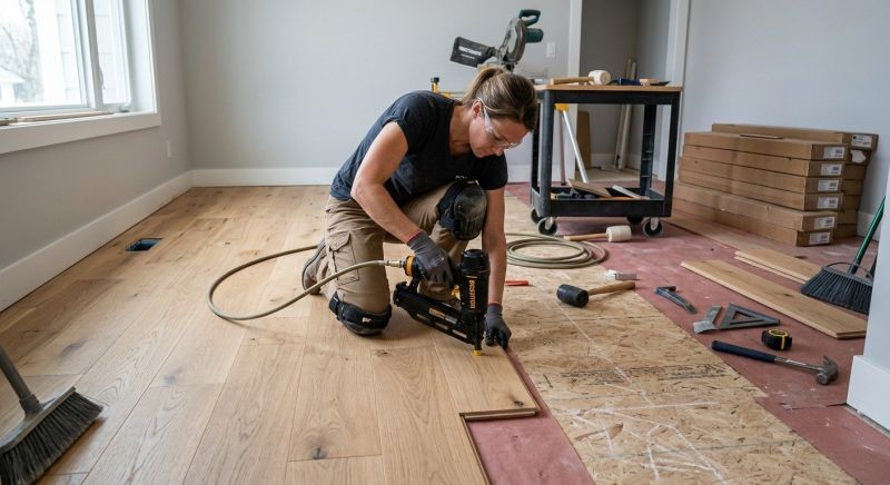 Hardwood Floor Installation in North Billerica, MA