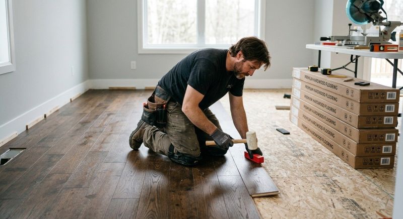 Hardwood Floor Installation in Saugus, MA