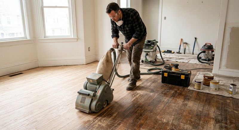 Hardwood Floor Renovation in Salem, NH