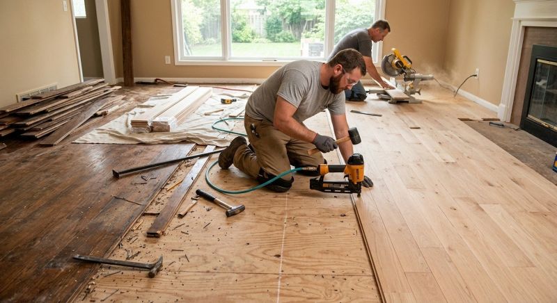Hardwood Replacement in Milford, NH