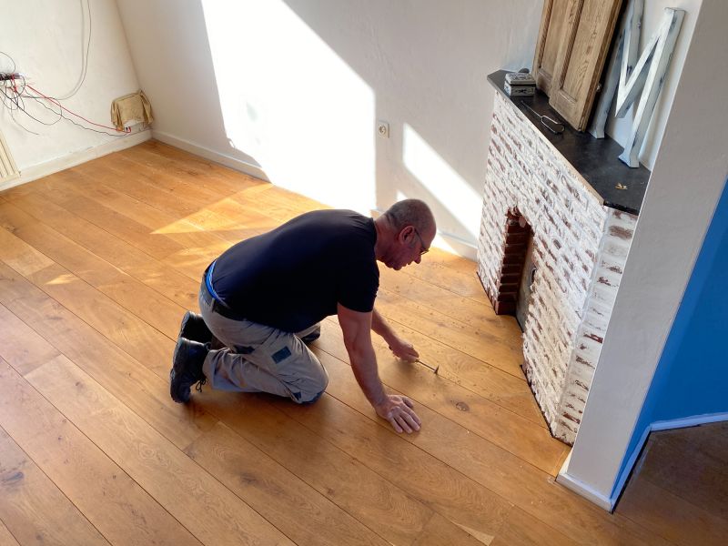 Pine Floor Installation in Salem, NH