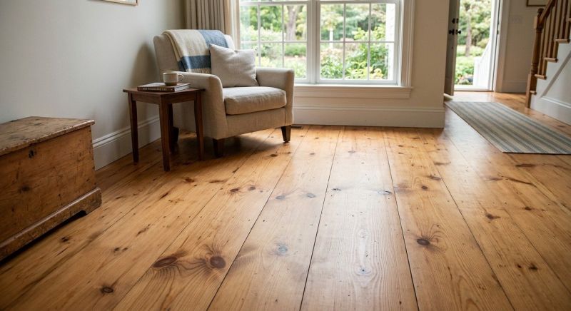 Pine Floor Installation in Salem, NH