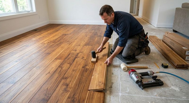 Teak Flooring Installation in Salem, NH