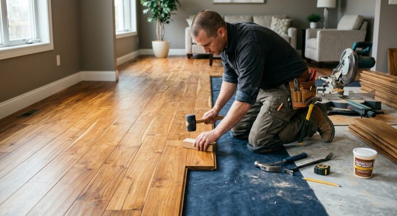 Teak Flooring Installation in Salem, NH