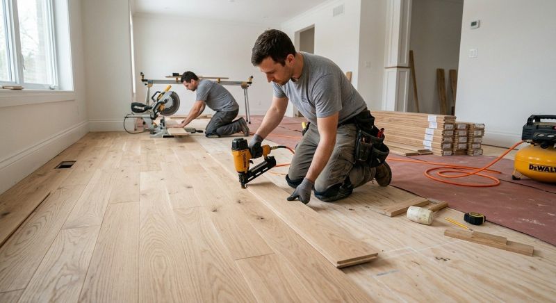 Wood Floor Replacement in Amesbury, MA