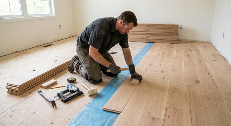 Wood Floor Replacement in Exeter, NH